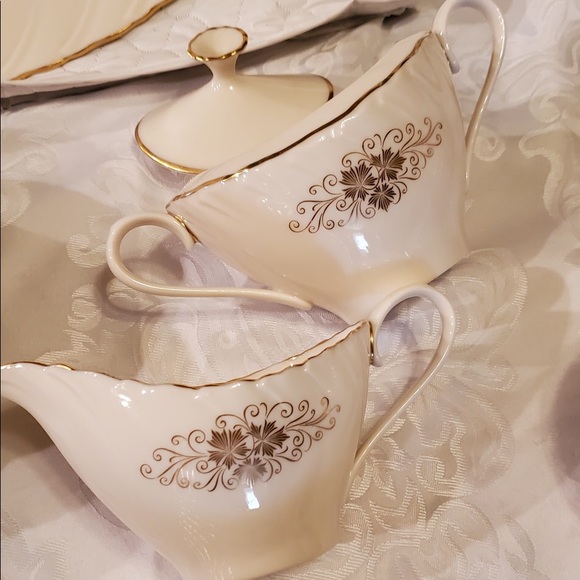 Lenox Creamer & Sugar Bowl